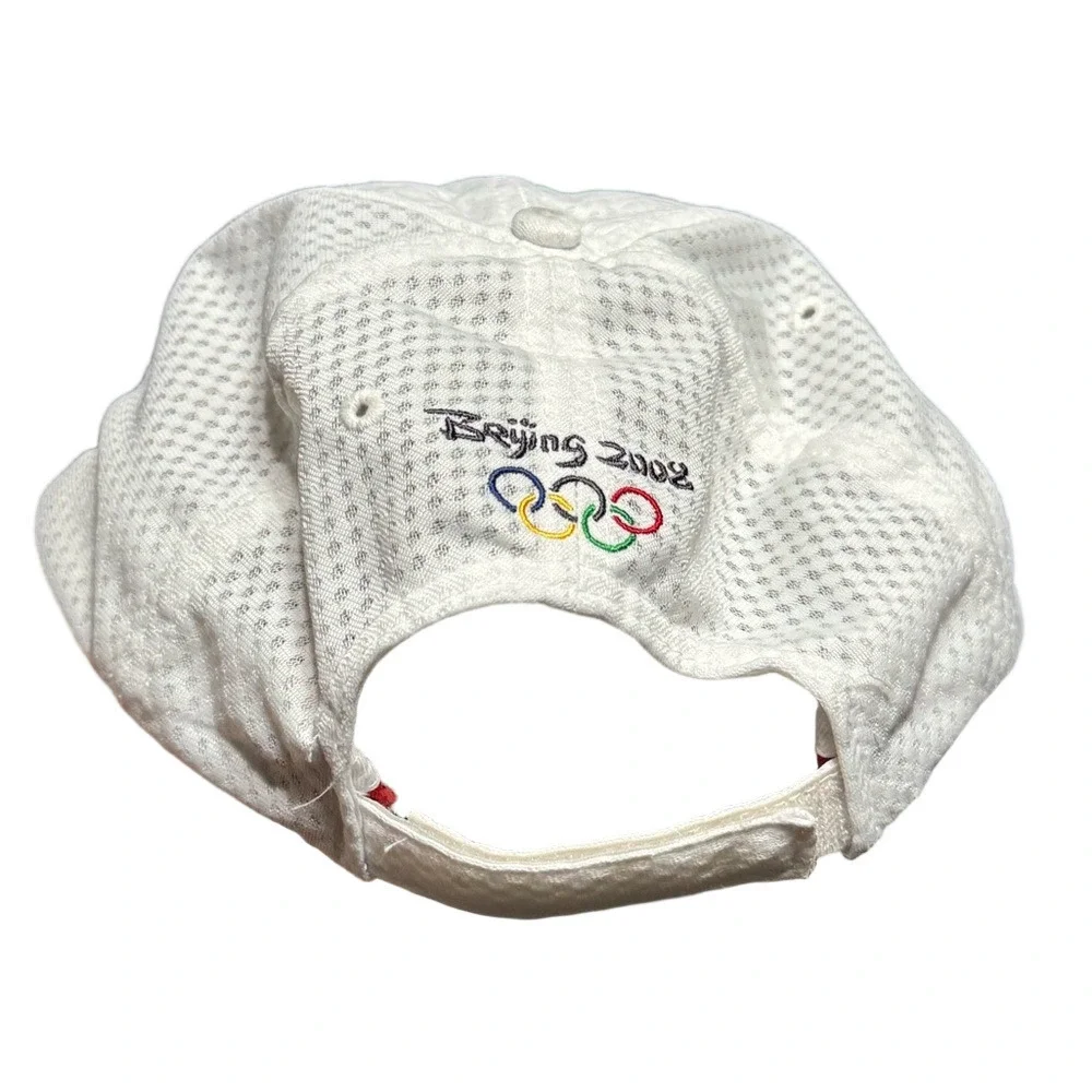 Olympics white cap