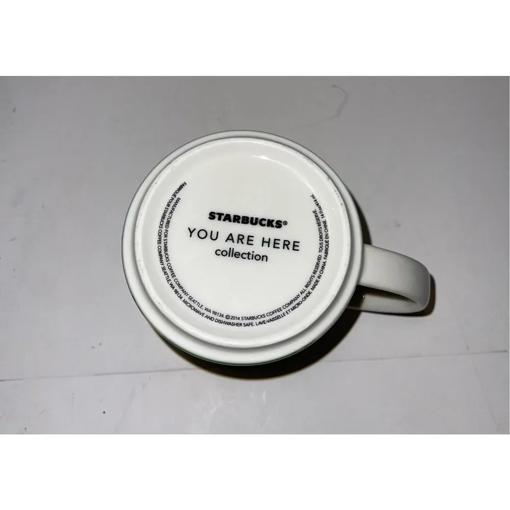 Starbucks Denver Coffee Mug 2015‎ You Are Here Fly Fishing Red Rock Amphitheater