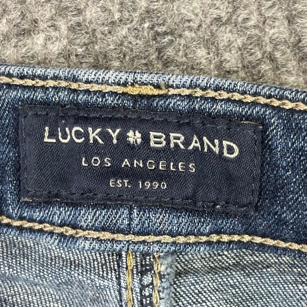 Lucky Brand Skinny Jeans Womens 12/31 Blue Medium Wash Stretch Mid Rise Denim