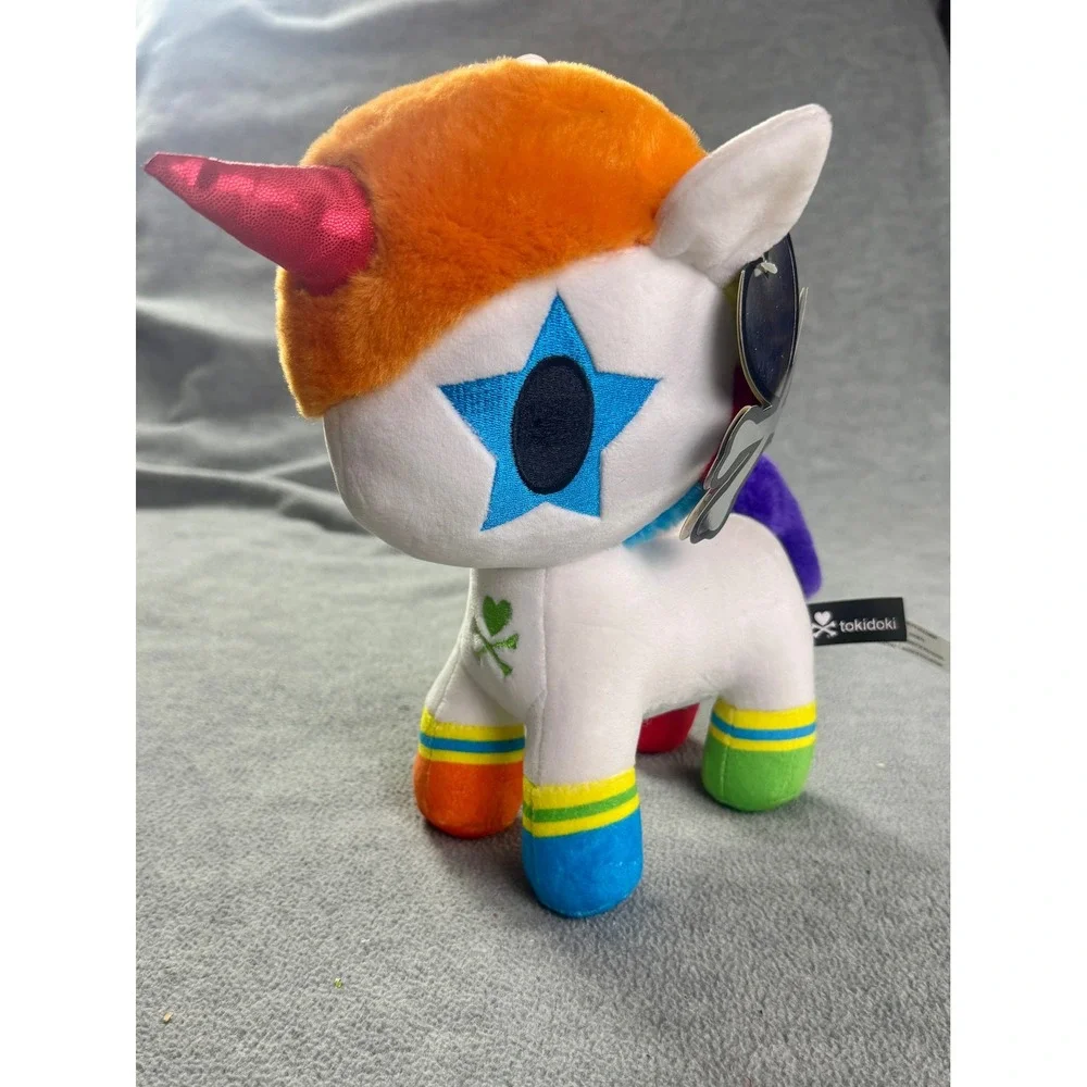 Tokidoki Unicorno Bowie Medium Plush Rainbow‎ Star Aurora World 15656 White 8