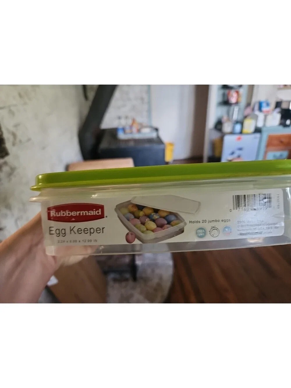 Rubbermaid Servin Saver 20 Egg Keeper Carrier Green!