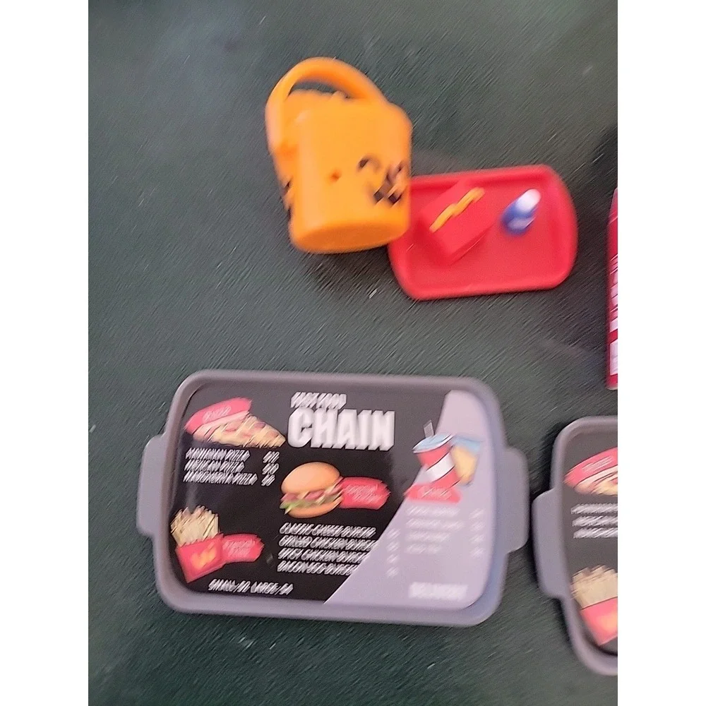 Lil McDonald's Happy Meal Toys‎ Tray Halloween bucket w/ lid etc...