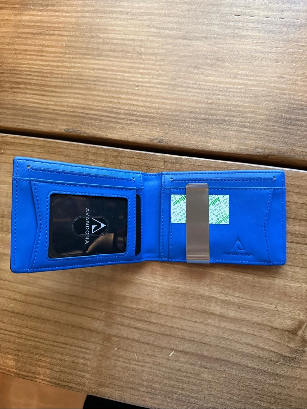 Avandona Carbon-Finish Black Card & Key Holder Wallet