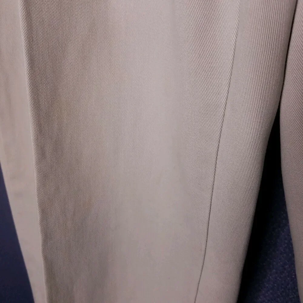 Mens Banana Republic Traveler Chinos SZ 36L Long Khaki Tan Pleated