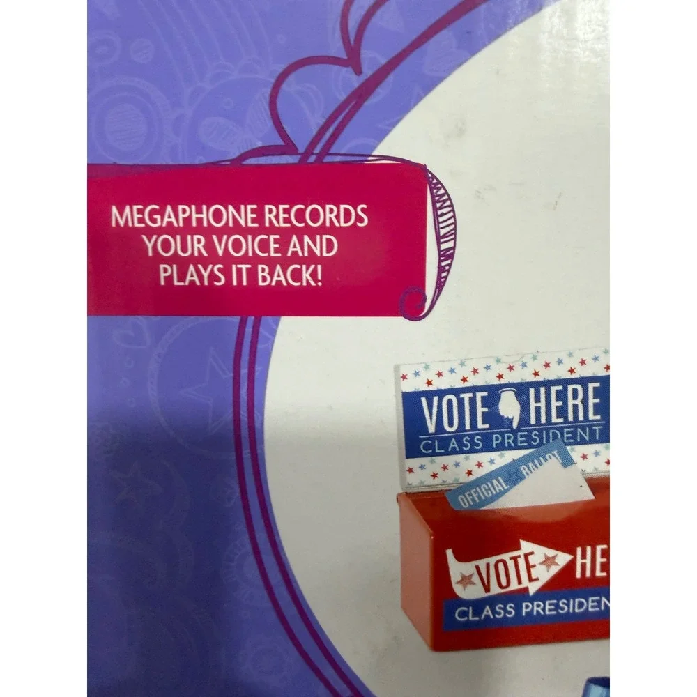 American Girl Truly Me Student Council Election Set Megaphone GNB60-RF1A‎ New