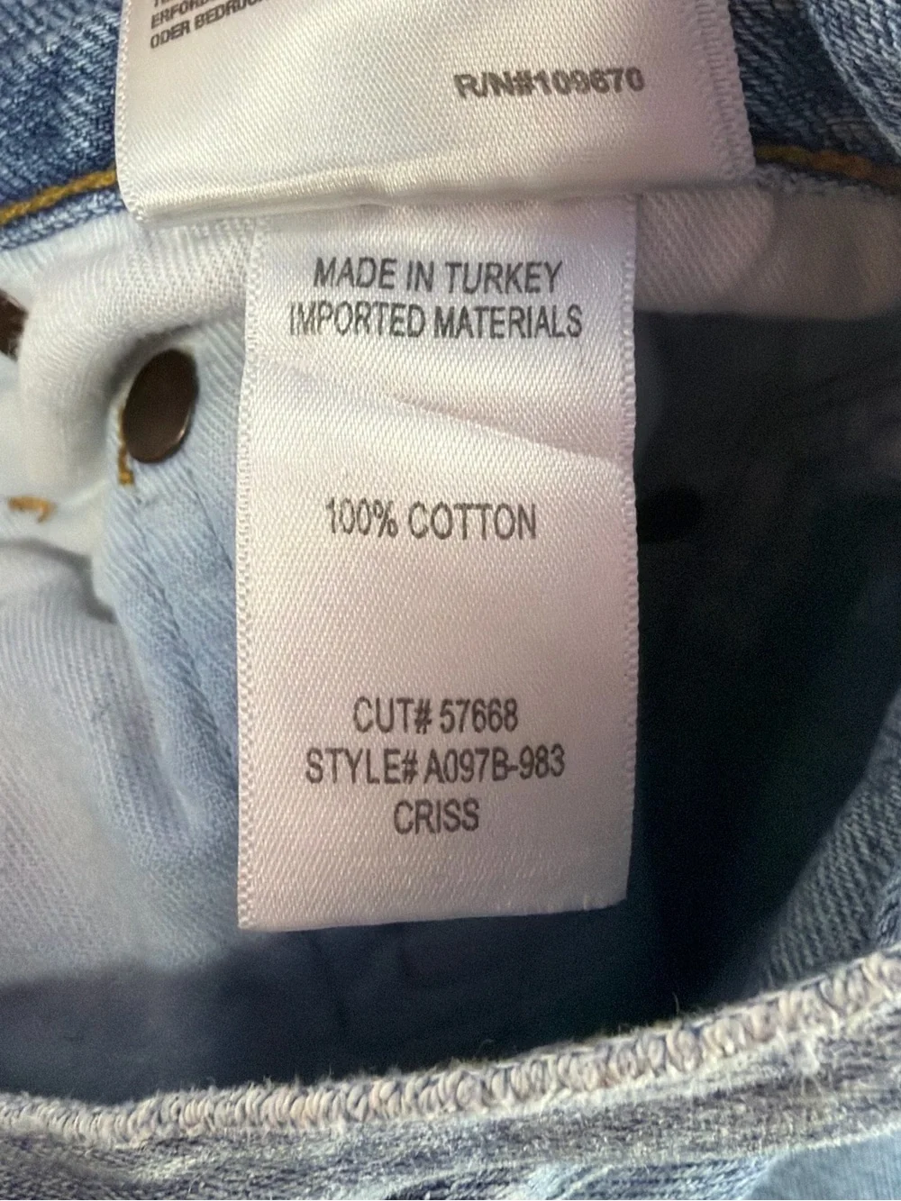 Agolde fabric wash