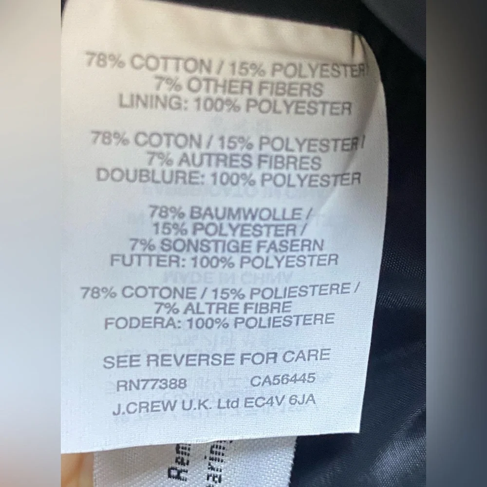 J. Crew background tags new