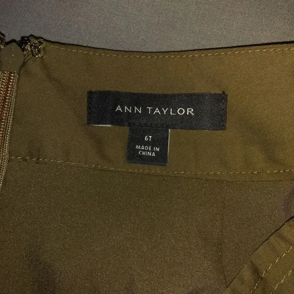 Ann Taylor olive back