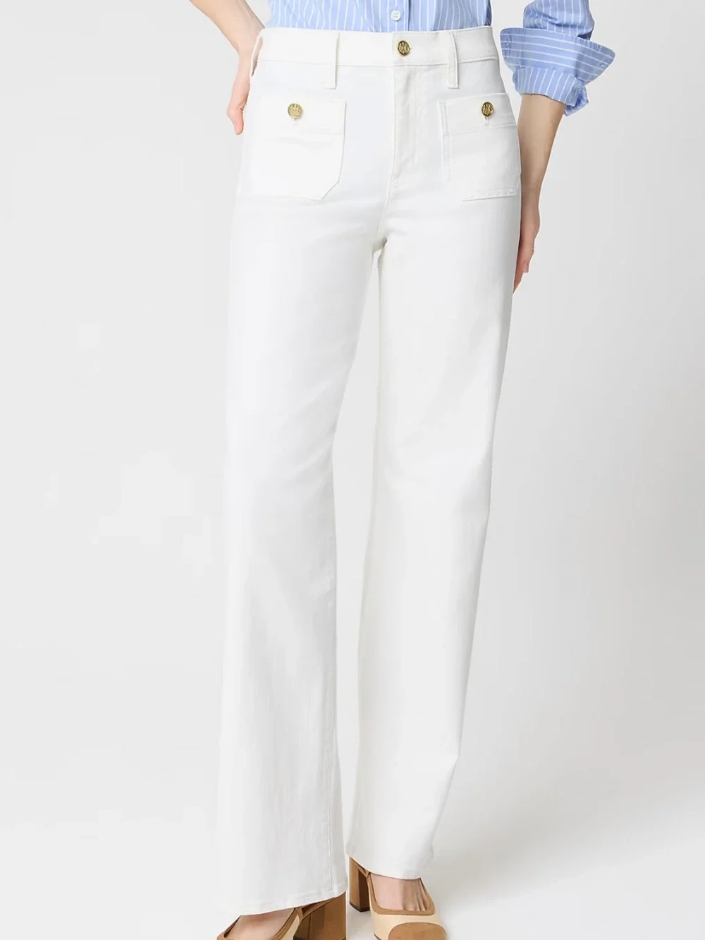 J. Crew Factory Slim wide-leg Sailor jean in all-day stretch
