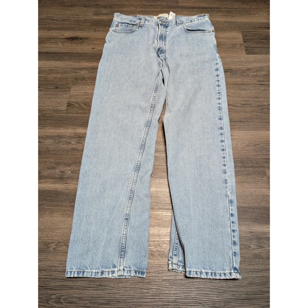 Levi's 505‎ Regular Fit Jeans W36 L32 Light Wash Denim Mens Pants