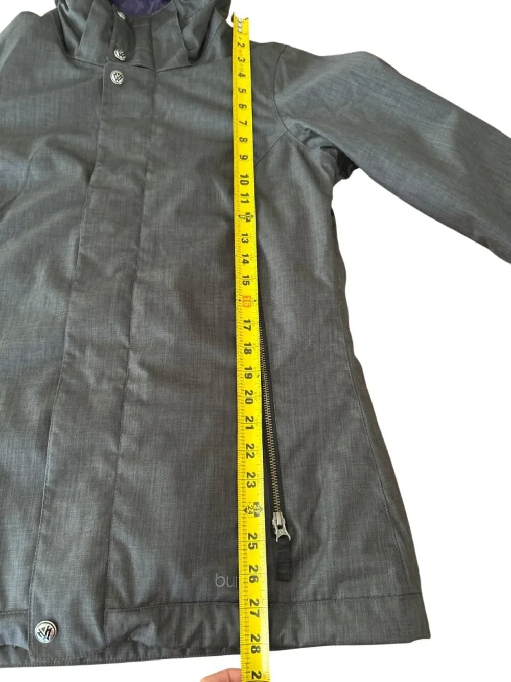 NWT Burton DRYRIDE Womens S/M Insulated Ski Snowboard Jacket Gray Hooded