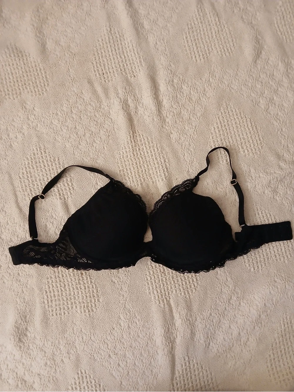 Natori Black Lace Underwire Bra