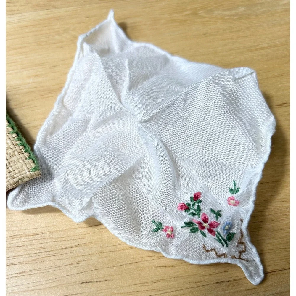 American Girl Kit Kittredge Woven Purse & Handkerchief SET Meet Accessory