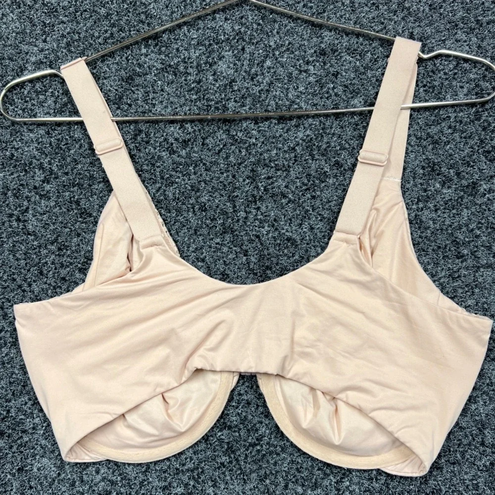 Chantelle C Magnifique Front Closure Lace Bra 38DD  Nude 13F6 Racerback