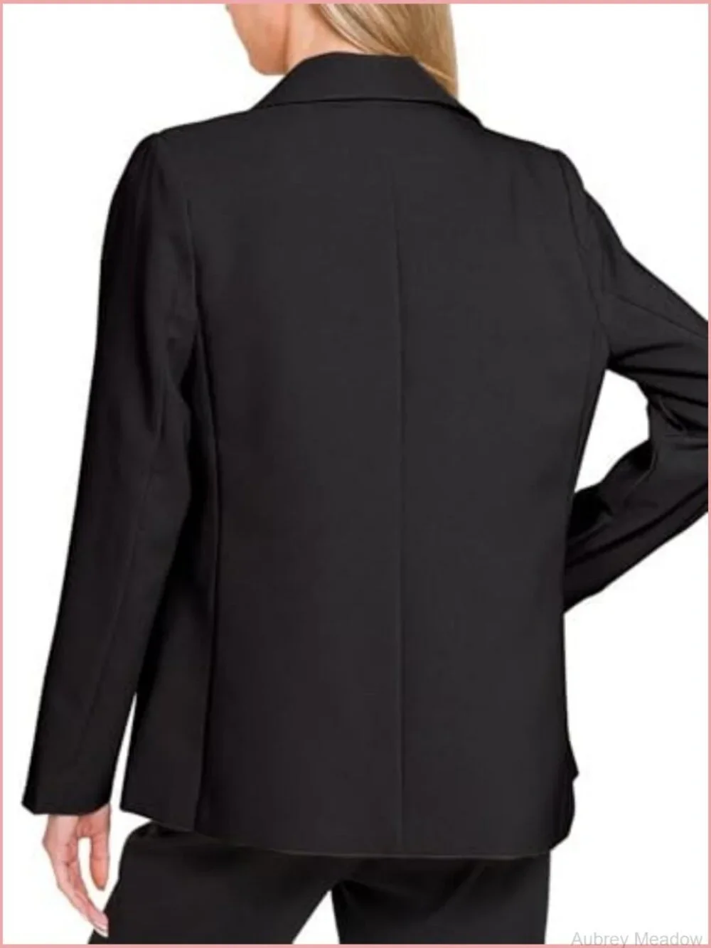 Open Front Blazer Suit Jacket Work Blazer Womens