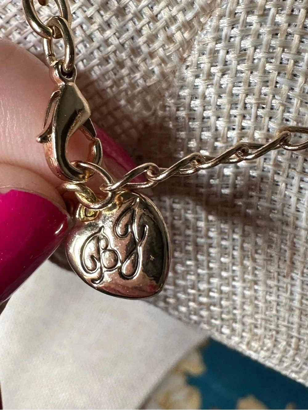 Betsey Johnson accents shimmer
