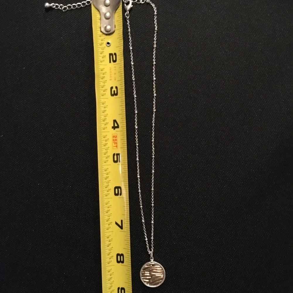 Crave Silver & Gold Tone Necklace 9” to 12” Length New in Package