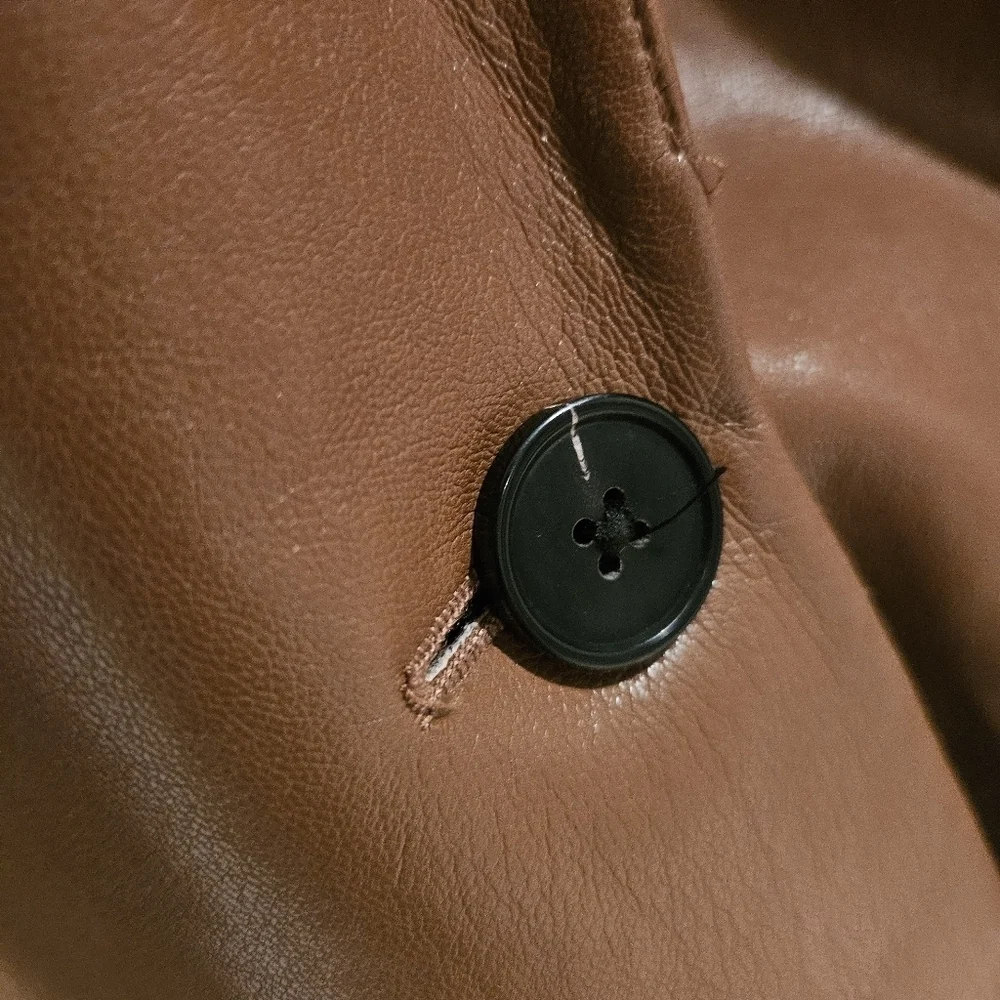 Zara brown faux