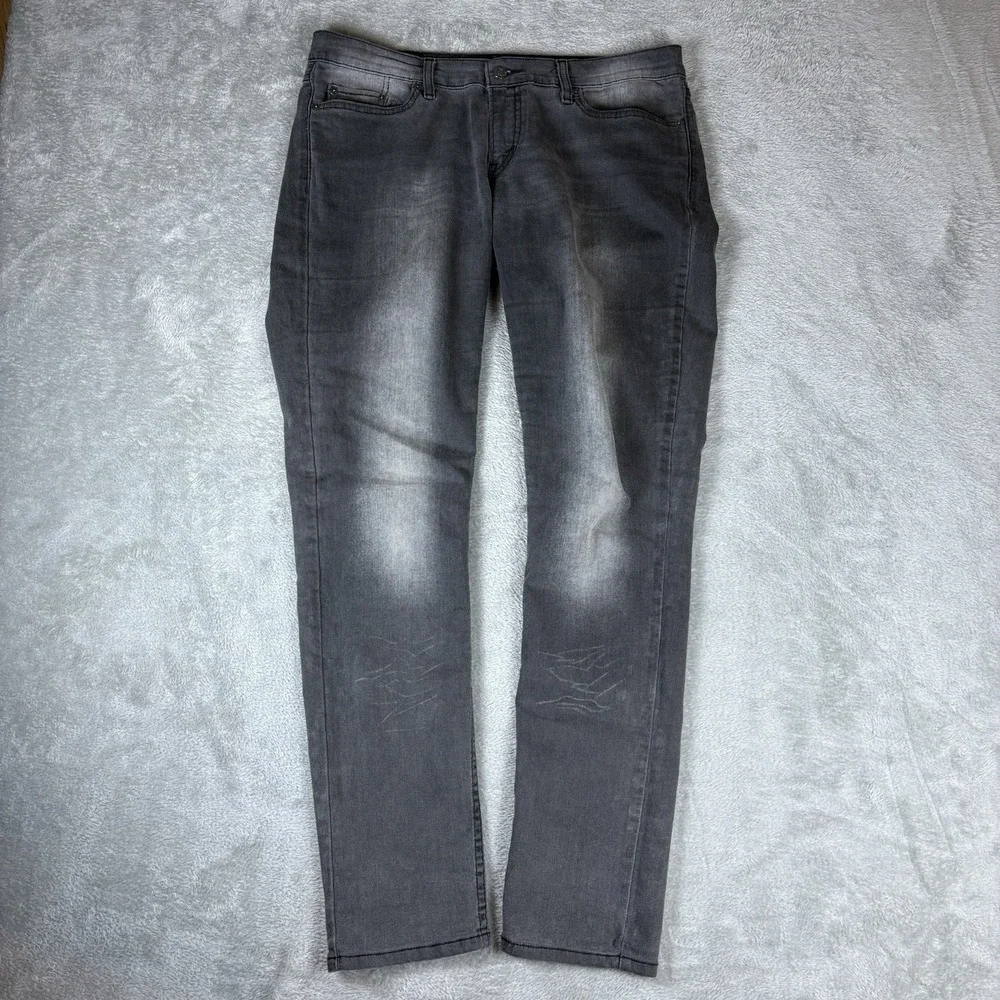 Levis 524 Jeans Womens Size 13 M Black Denim Too Superlow Skinny Pants‎