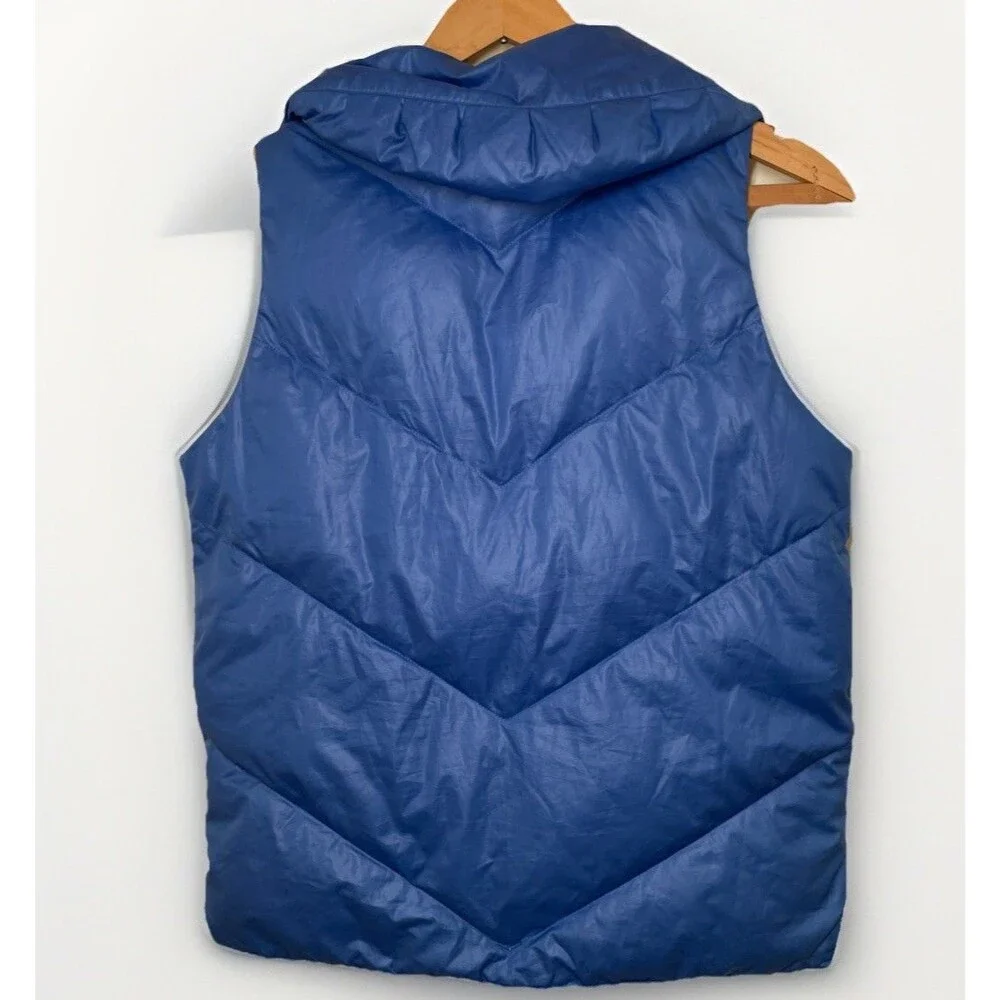 Vans WOMENS‎ SODAPOP VEST Jacket SZ S Coat BLUE Puffer Soda Pop *READ