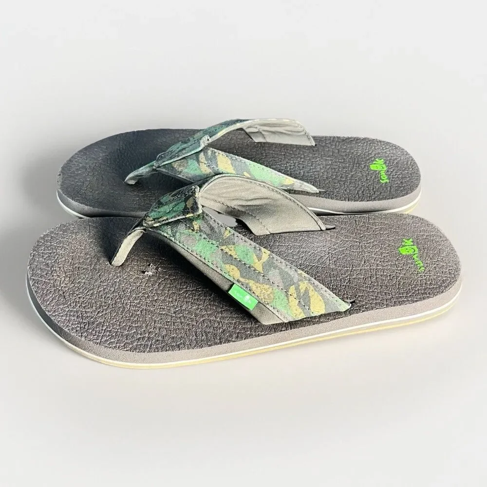 Sanuk Beer Cozy 3 Flip Flop Sandals‎ Men’s 12 Choice Shoe