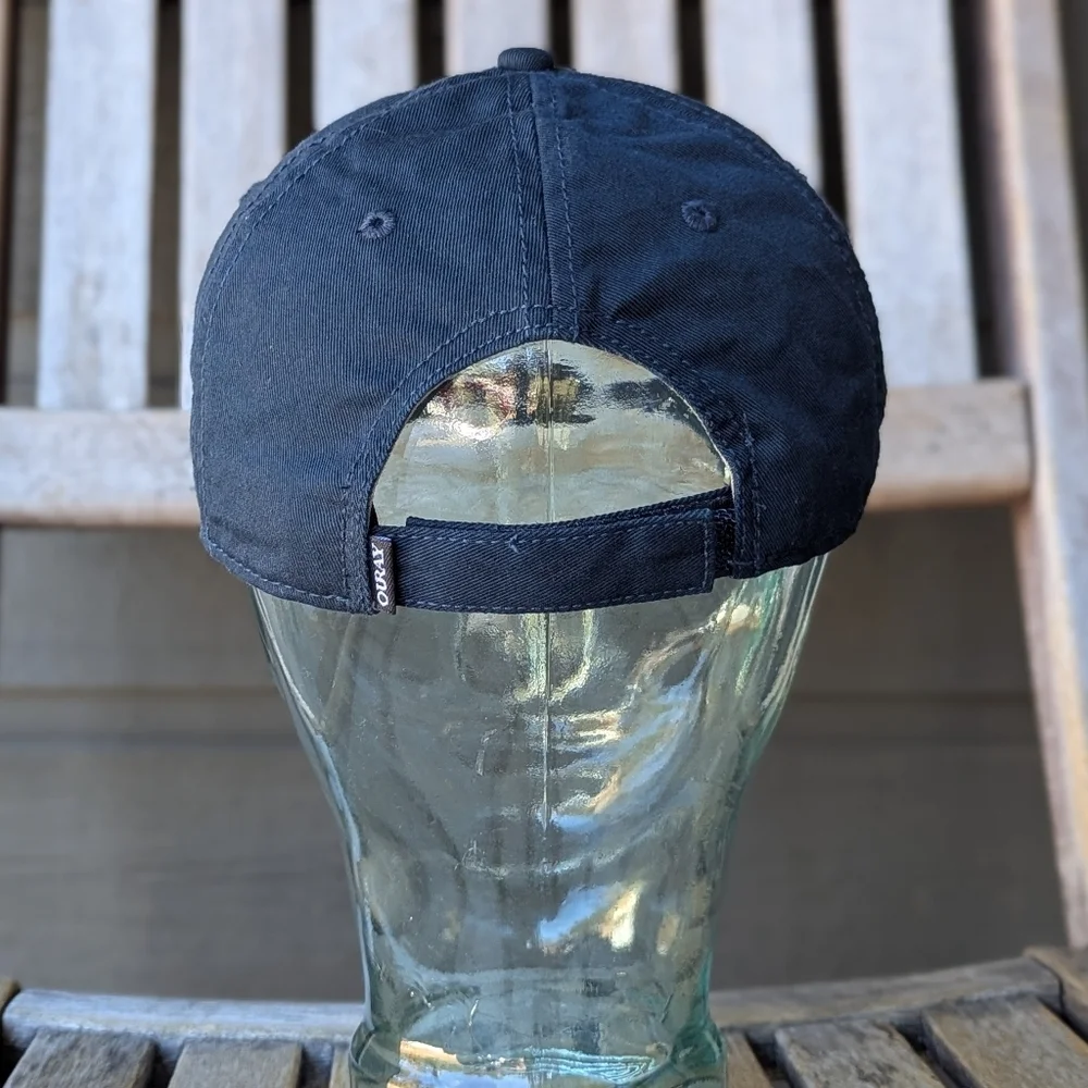 NWOT Ouray Sportswear Mountain Skiing Colorado Head Dad Hat Cap Navy Blue Unisex