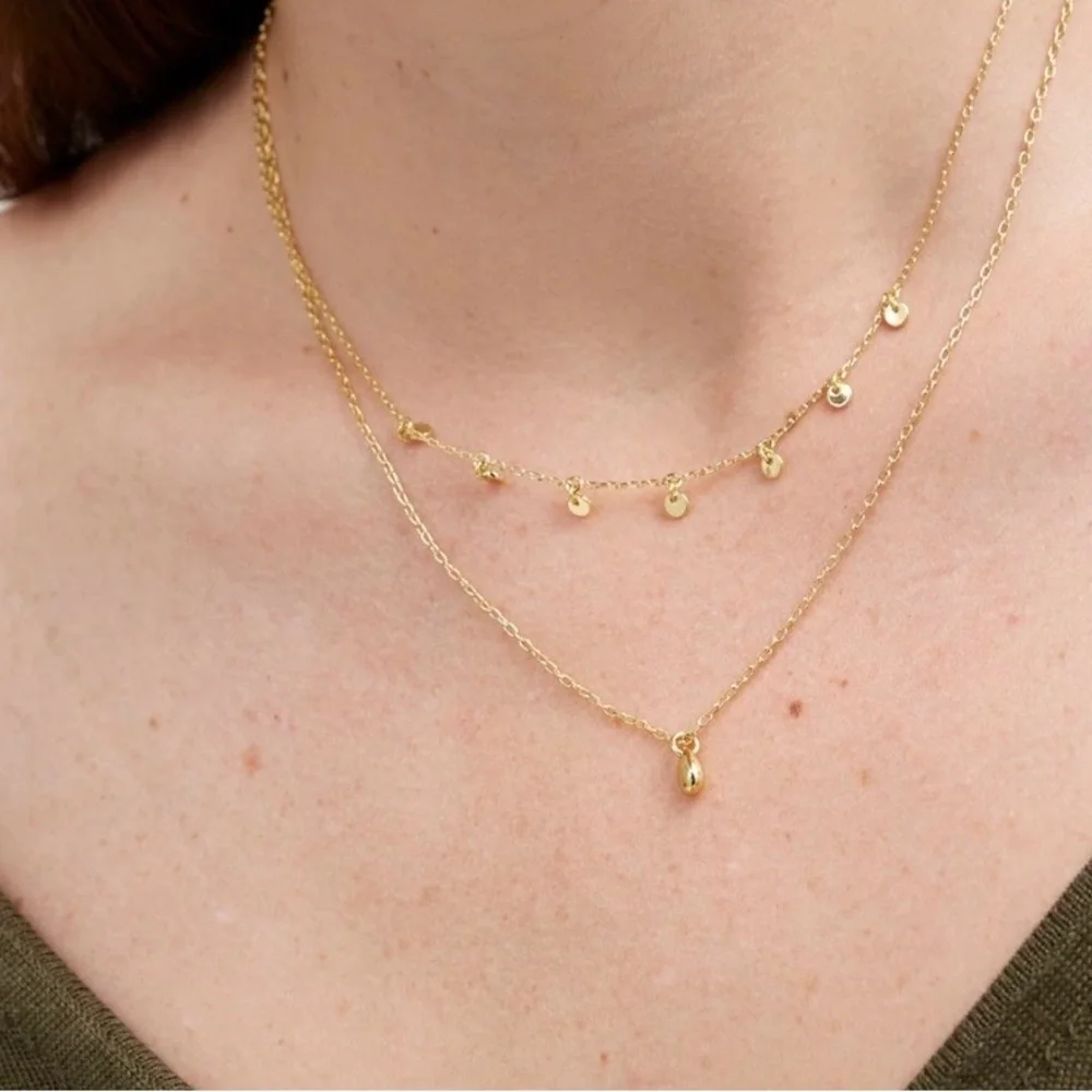 Madewell NWT Two-Pack Station &‎ Pendant Necklace Set