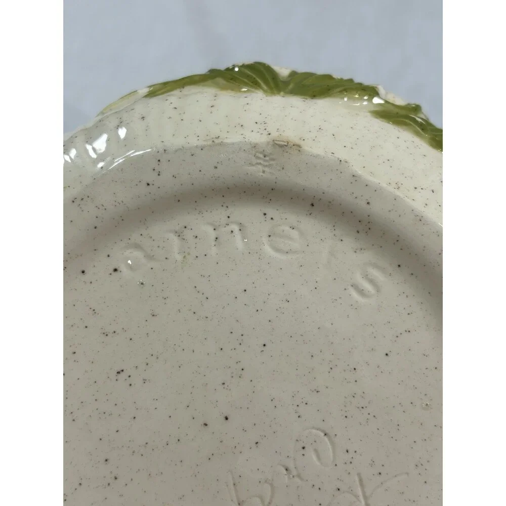 Vtg Arnel's Ceramic Mushroom Lidded Kitchen Jar / Canister -11”Including Lid