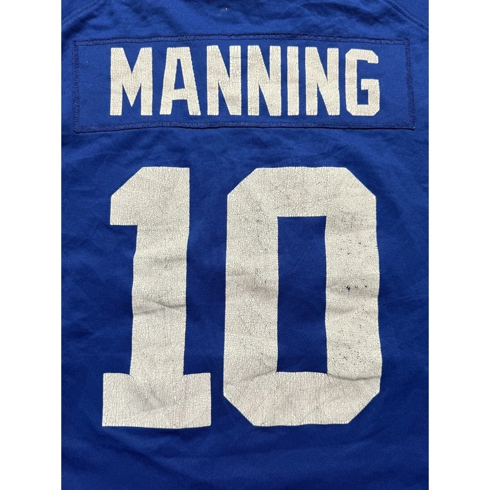 New York Giants Jersey Mens‎ 2XL Blue Eli Manning #10 Nike Football NFL Graphic