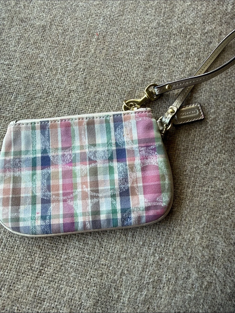 Coach compact wristlet