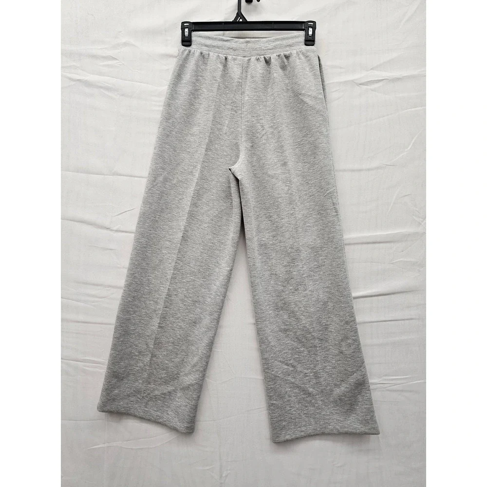 All in Motion Airy Sleek‎ Wide Leg Pant Heathered Gray Small NWT 214161417