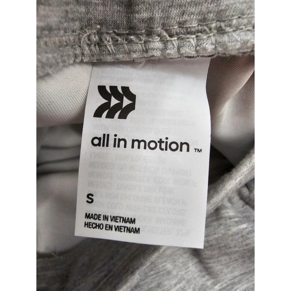 All in Motion Airy Sleek‎ Wide Leg Pant Heathered Gray Small NWT 214161417