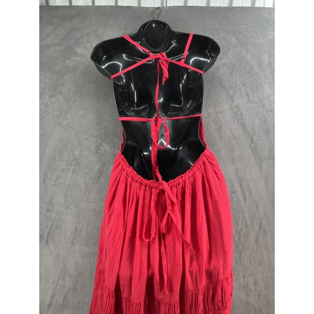 Free People fabric coral gathered