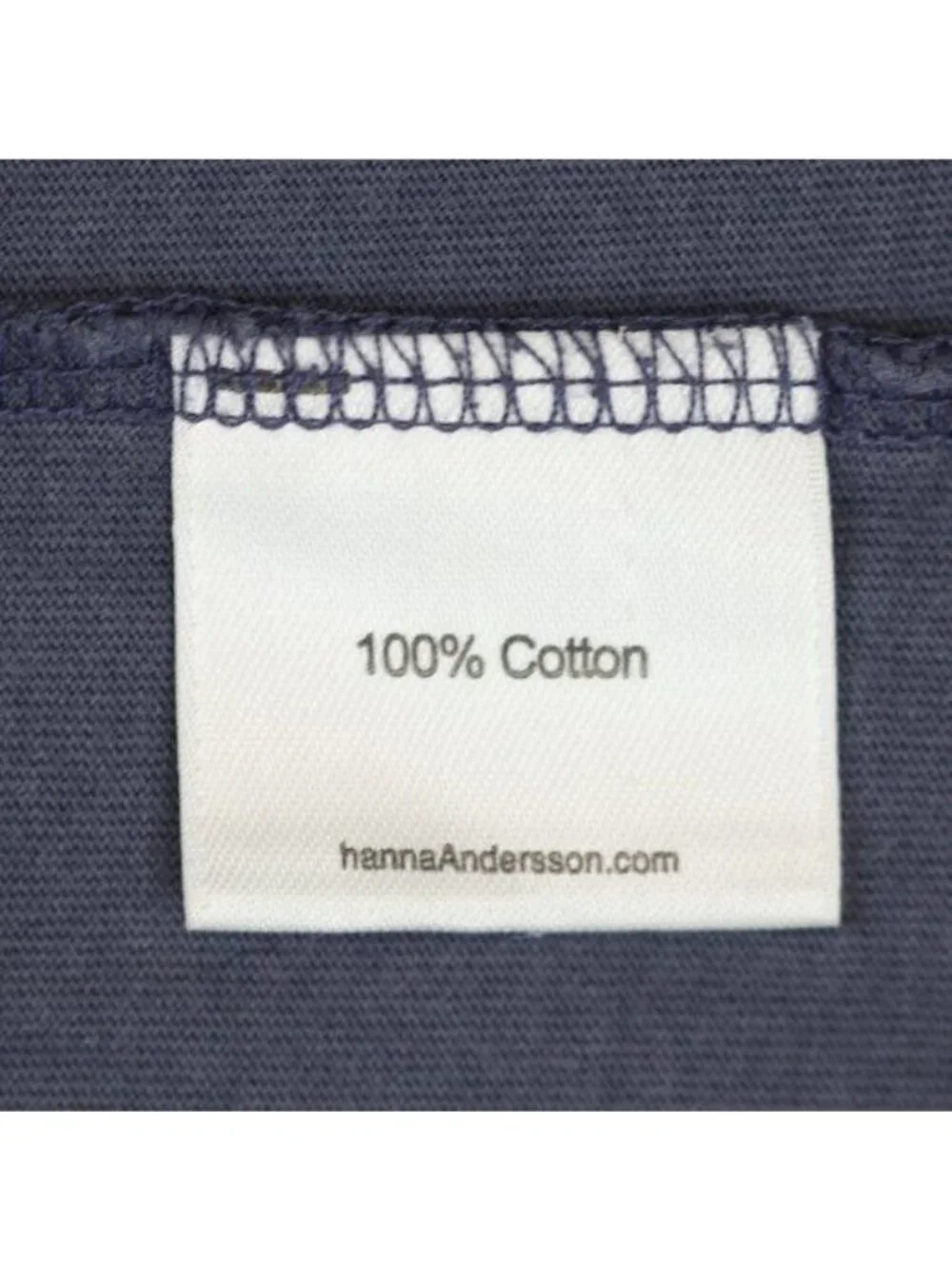 Hanna Andersson Boys Size 10 Blue White Bicycle Graphic Crewneck Long Sleeve Tee
