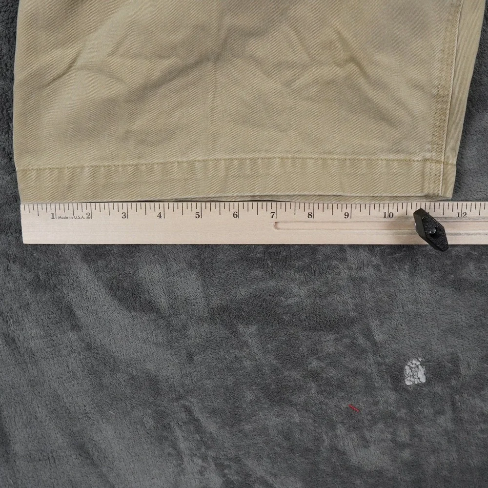 The North Face Short Court Canvas Shorts Mens 30 Tan Outdoor Gorpcore Logo AJDS