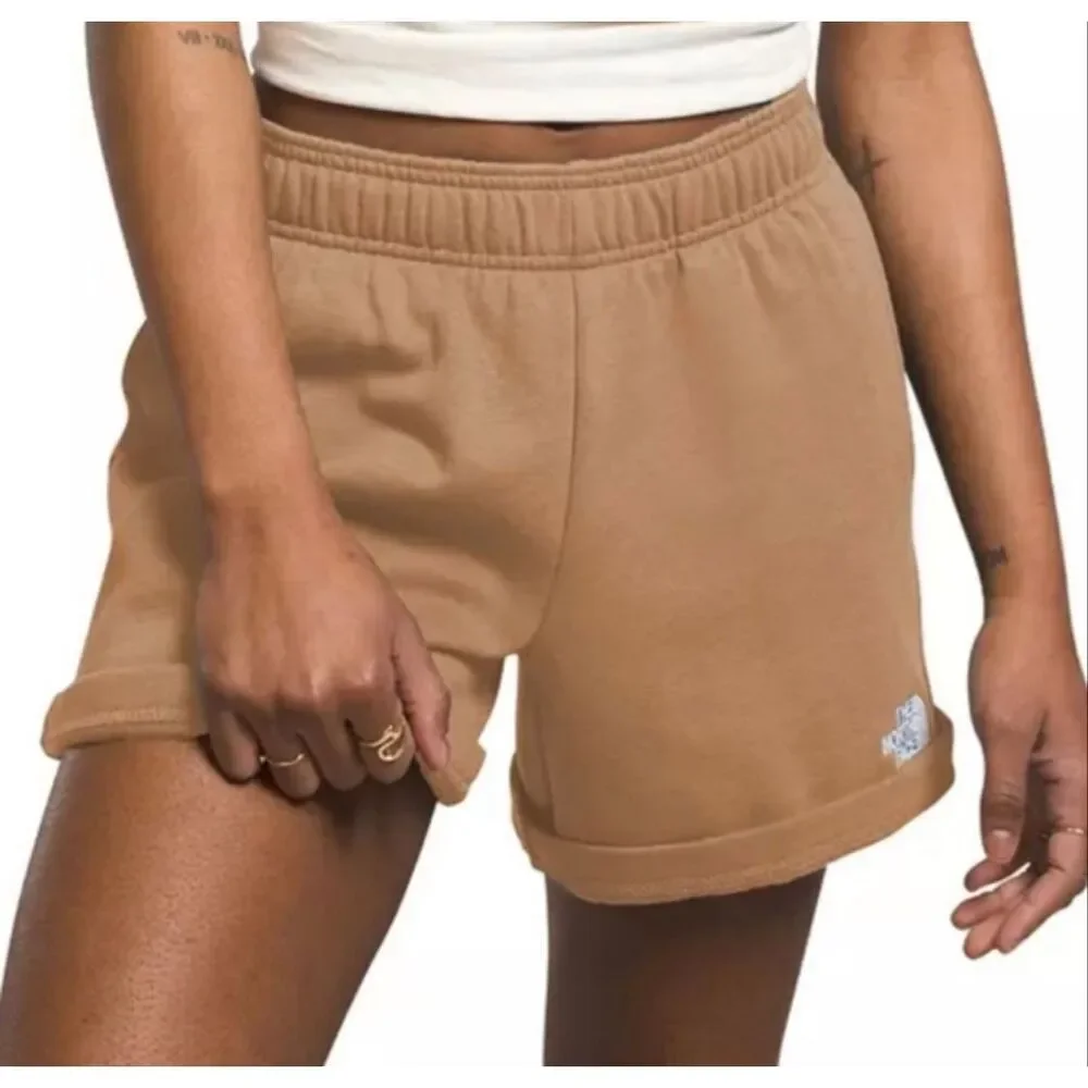 The North Face Shorts Half‎ Dome Athletic Fleece Tan XL