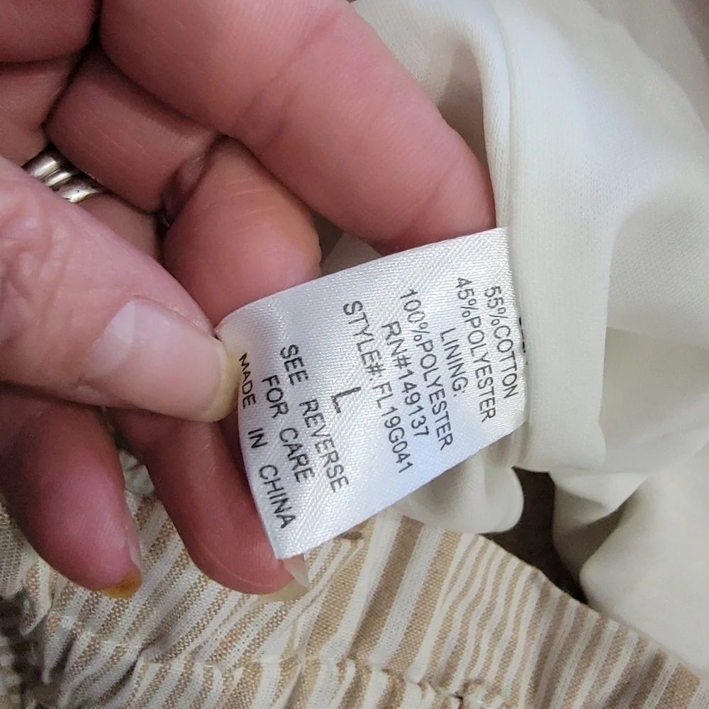 FAVLUX tan striped