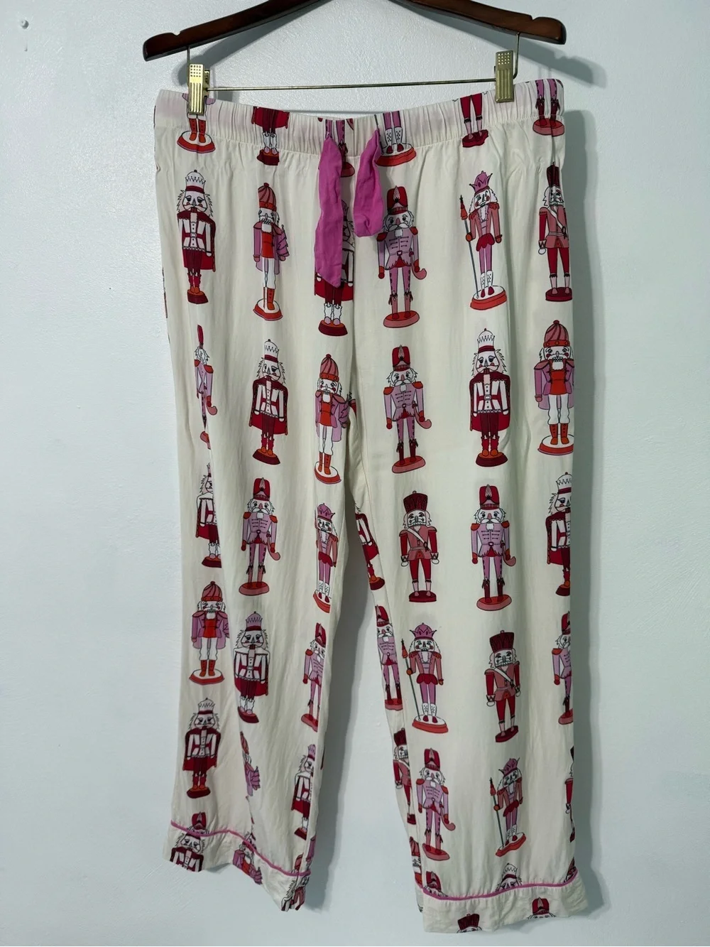 Katie Kime Holiday March Nutcracker Print Pajama Set Flaw