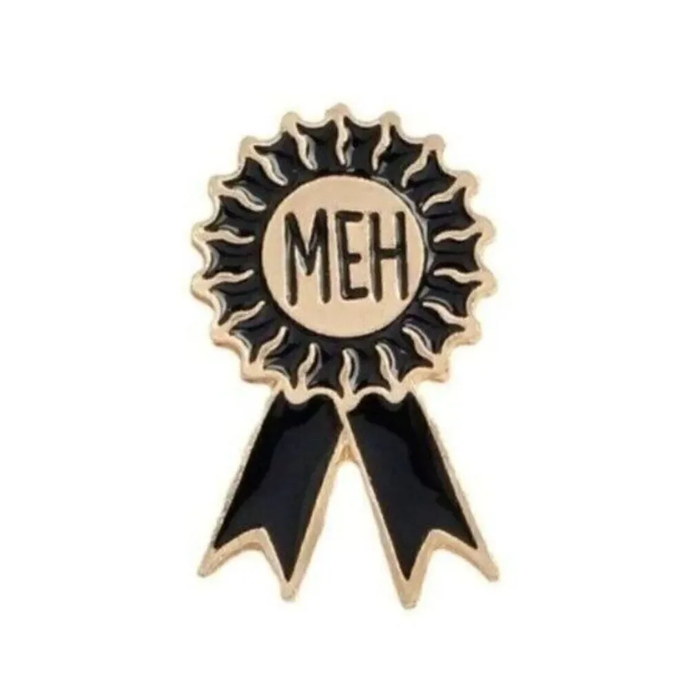 3/20 Meh Ribbon Award Enamel Pin