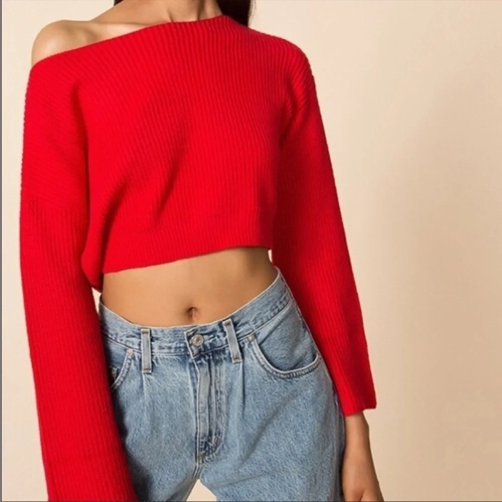 superdown red viscose