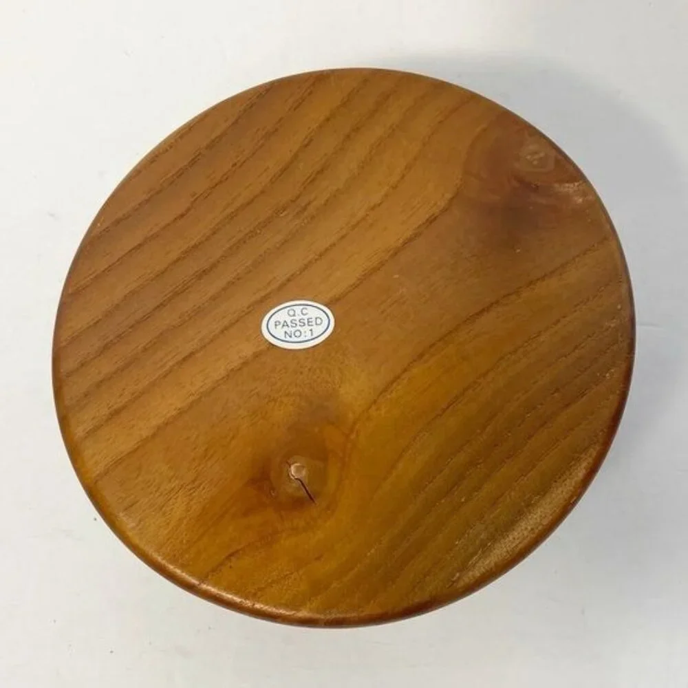 Vintage teak chips stand