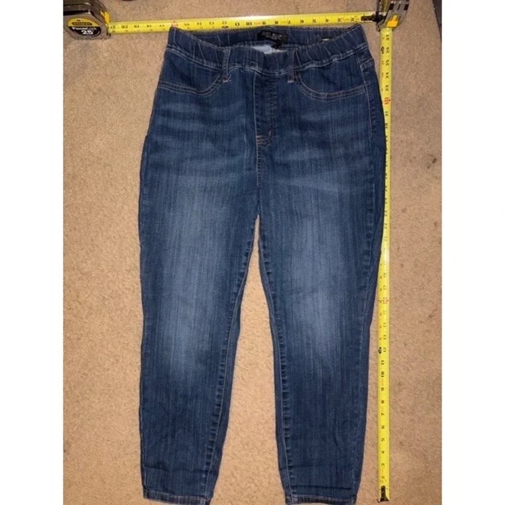 Judy Blue Womens 14W Pull On Skinny Jeans Dark Wash High Rise JB88539 T35-27