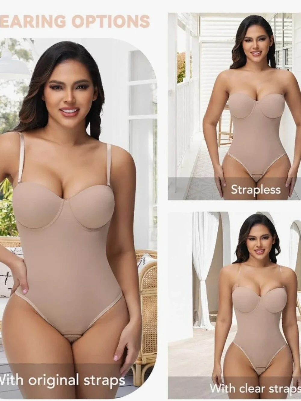 shaperin supportive strapless