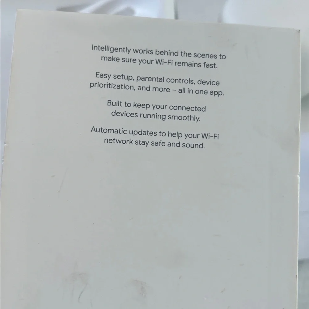 Google Nest Wifi Router Snow