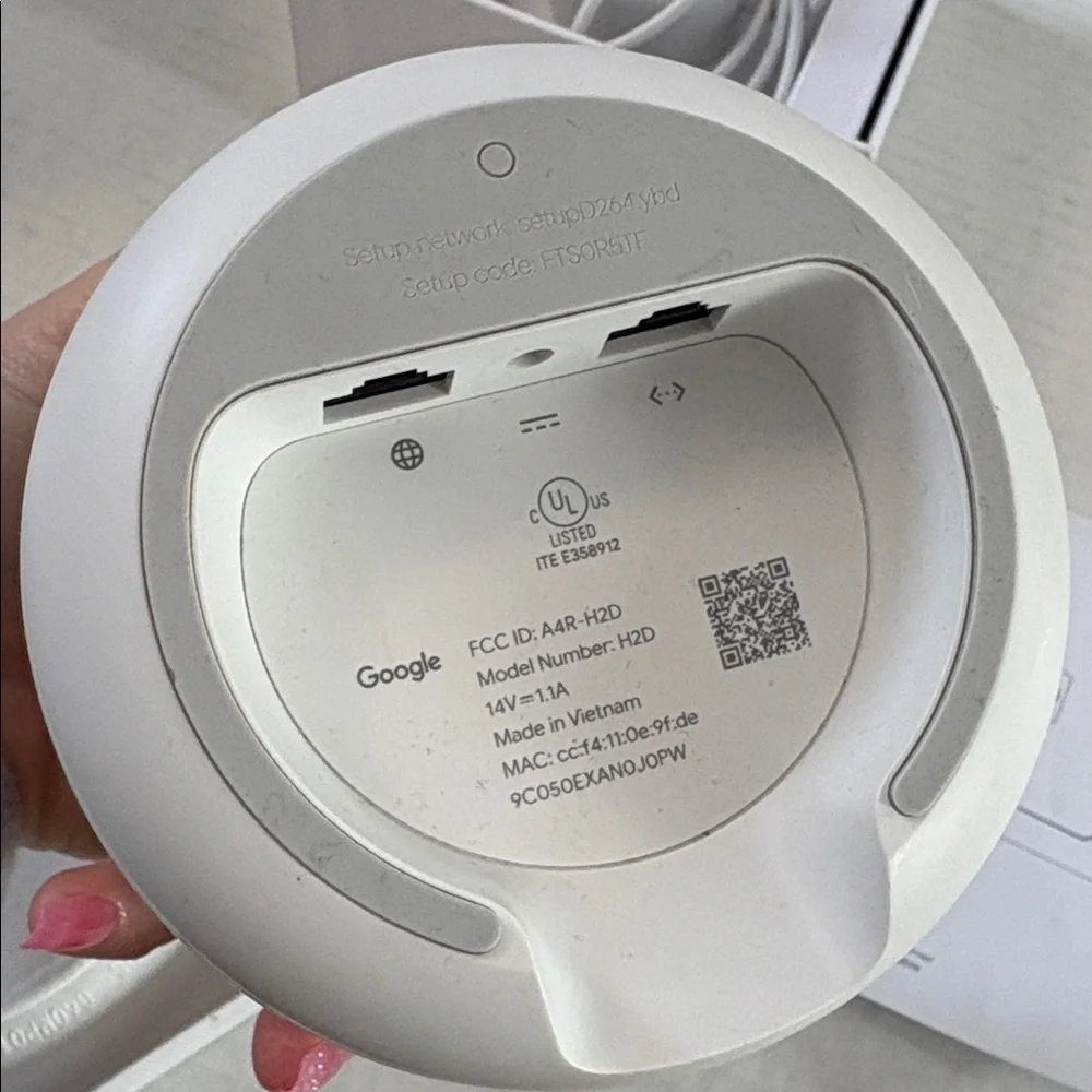 Google Nest Wifi Router Snow