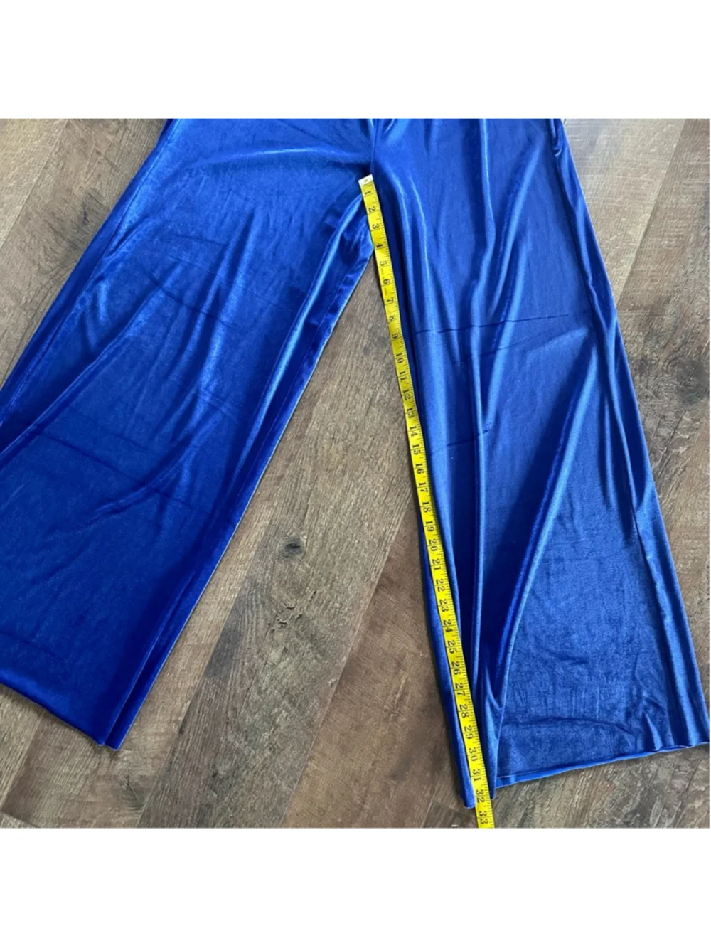 Women Zenana Pants Size S Blue Summer