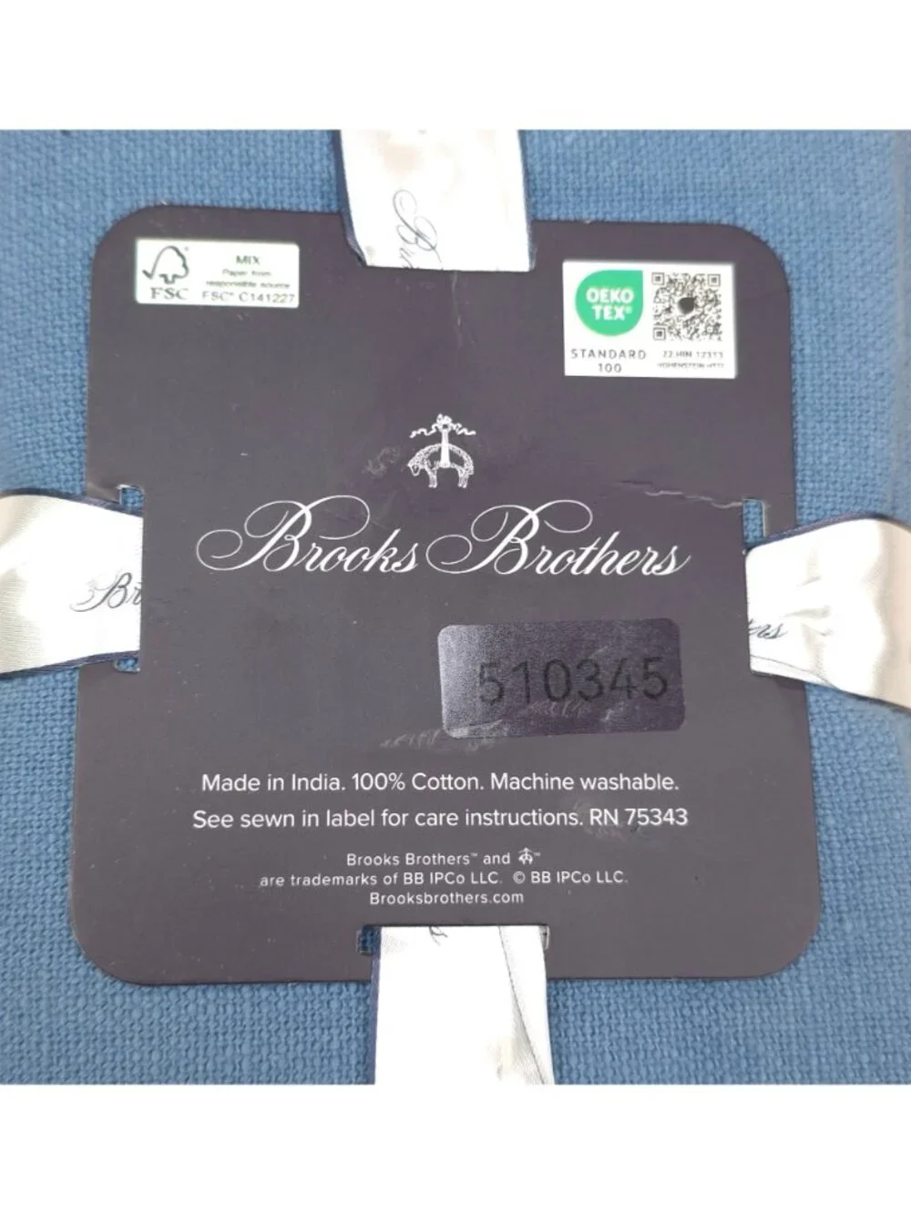 Brooks Brothers Set of 8 Napkins 18
