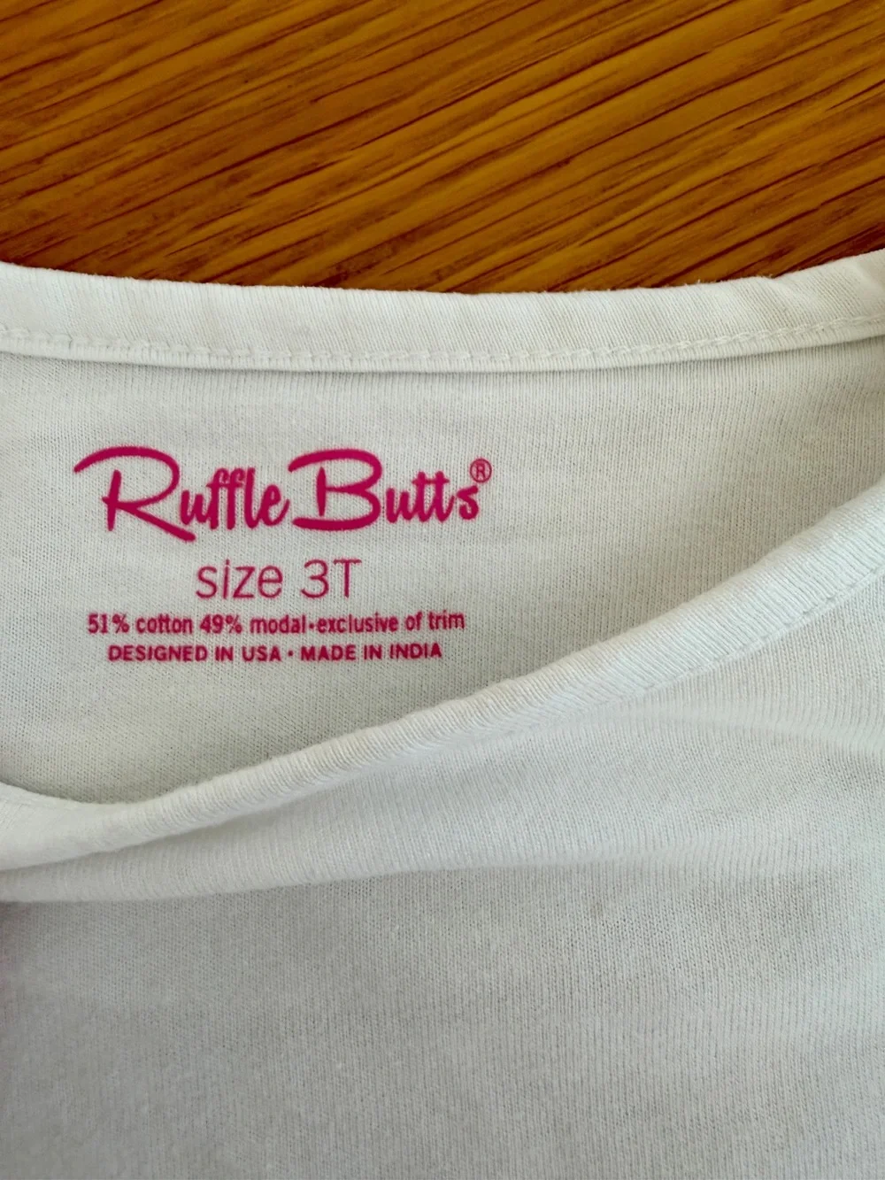 Ruffle Butts classic white
