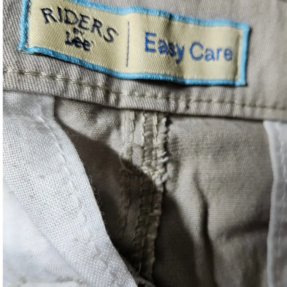 Khaki Easy Care Dress Pants Size 18