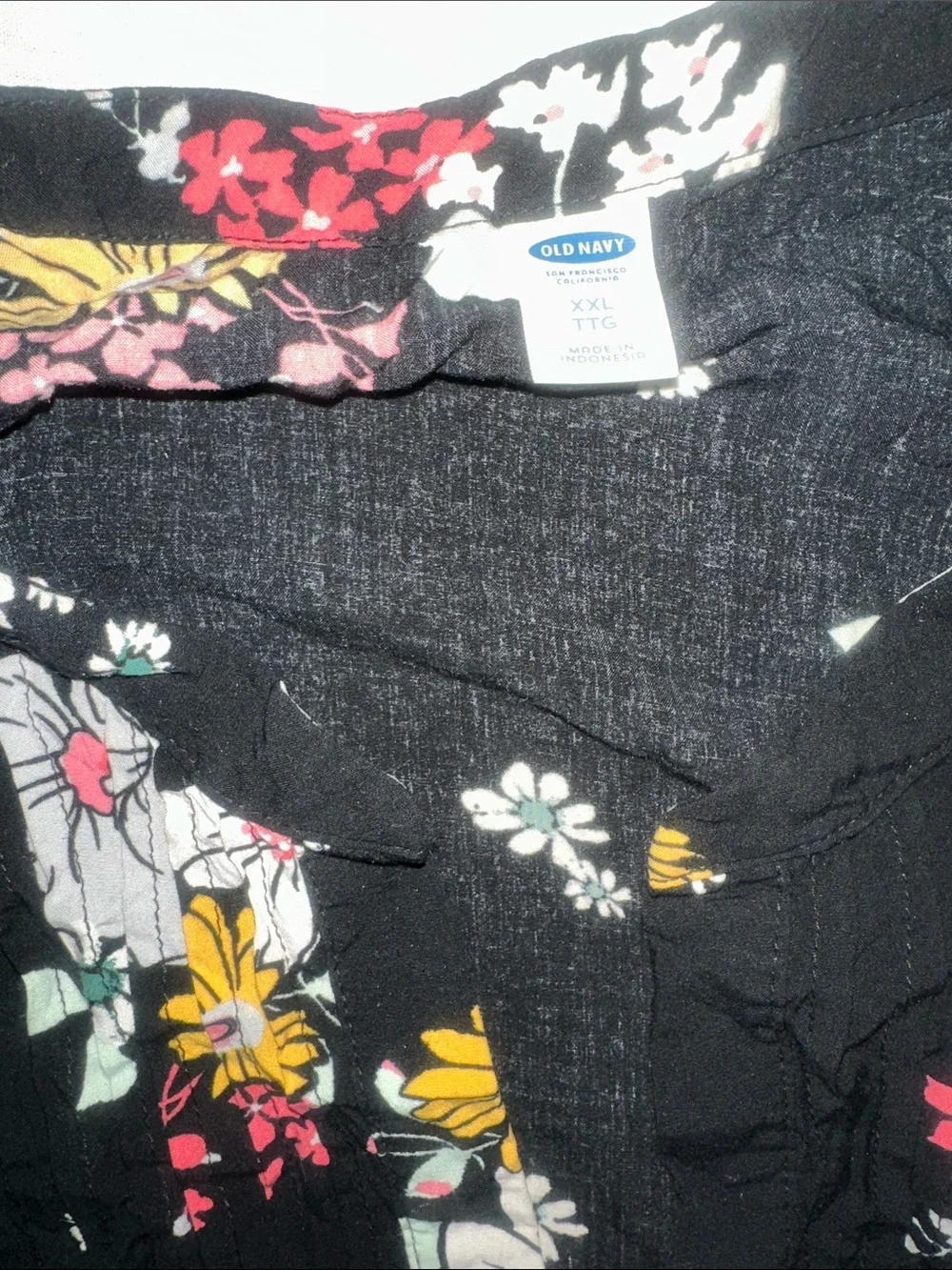 Old Navy black blouse